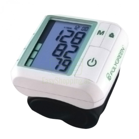 Polygreen Wrist Blood Pressure Monitor, KP7170